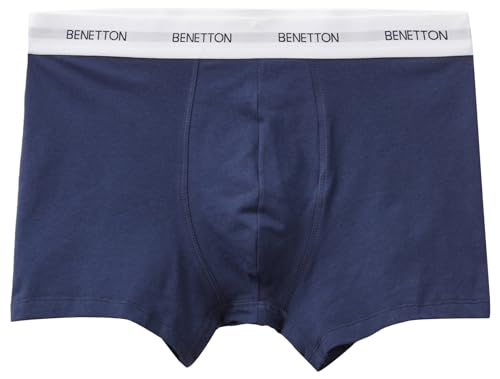 United Colors of Benetton Herren Boxer 3OP82X00O Boxershorts, Blu Scuro 252, XL von United Colors of Benetton