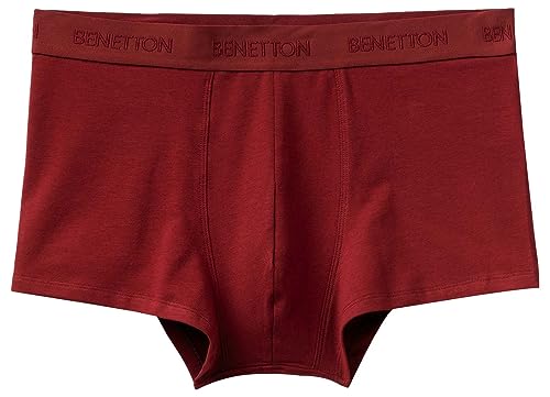 United Colors of Benetton Herren Boxer 3XKP2X00L Retroshorts, Bordeaux 1G2, M von United Colors of Benetton