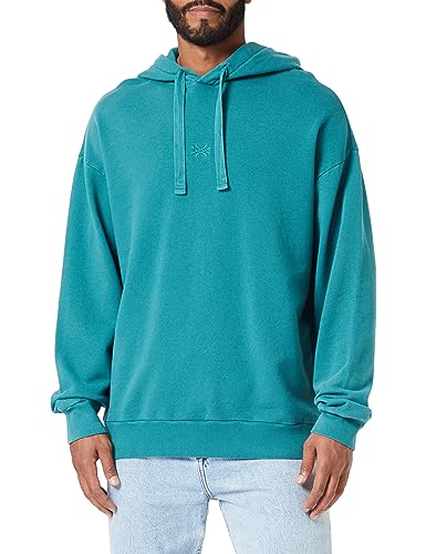 United Colors of Benetton Herren C/CAPP. M/L 3em5u200v Kapuzenpullover, Dunkelgrün 6c5, XL von United Colors of Benetton