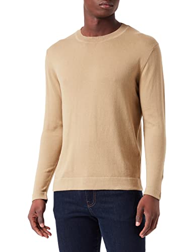 United Colors of Benetton Herren G/C M/L 102CU101P LANGÄRMLIGER Pullover MIT Rundhalsausschnitt, Khaki 25R, XL von United Colors of Benetton