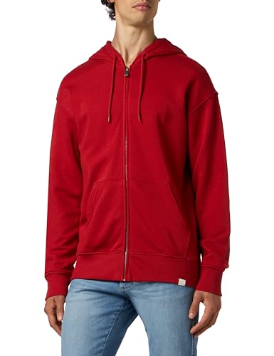 United Colors of Benetton Herren Jacke C/CAPP M/L 3J68U5001 Kapuzenpullover, Rot 0v3, L von United Colors of Benetton