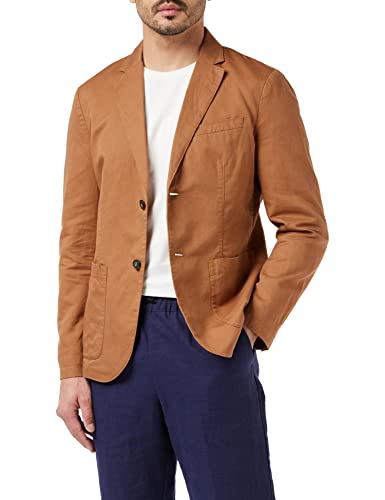 United Colors of Benetton Herren M/L 293zuw00f Jacke, Braun verbrannt 1b5, 48 von United Colors of Benetton