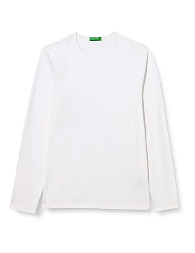 United Colors of Benetton Herren M/L 3je1J19A9 T-Shirt, Optisches Weiß 101, Medium von United Colors of Benetton