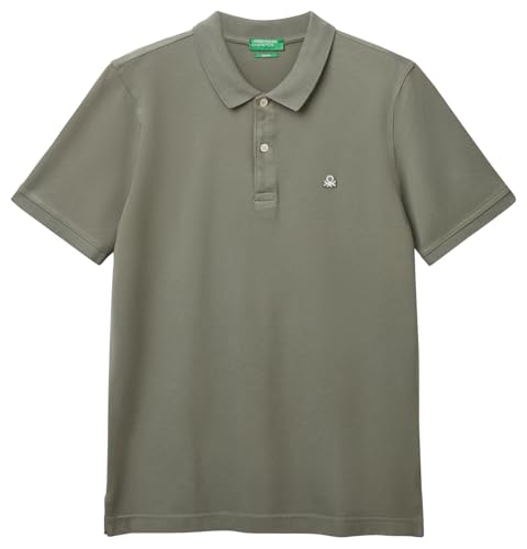 United Colors of Benetton Herren Maglia Polo M/M 3wg9u301z Polohemd, grün, XXL von United Colors of Benetton
