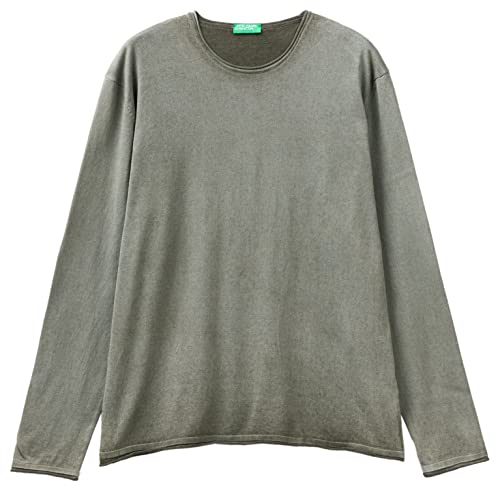 United Colors of Benetton Herren Maschenweite G/C M/L 1094U104b Pullover, Grau 7Z9, XX-Large von United Colors of Benetton