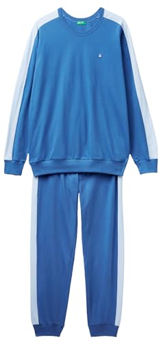 United Colors of Benetton Herren Pig(Trikot+Hose) 30964P026 Pyjamaset, Bluette 3 m6, L von United Colors of Benetton