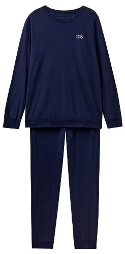 United Colors of Benetton Herren Pig (Trikot + Hose) 3vd04p01n Pyjamaset, Blu Scuro 252, M von United Colors of Benetton