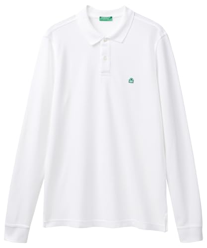 United Colors of Benetton Herren Poloshirt M/L 3089J3204 Polohemd, Weiß 101, X-Small von United Colors of Benetton