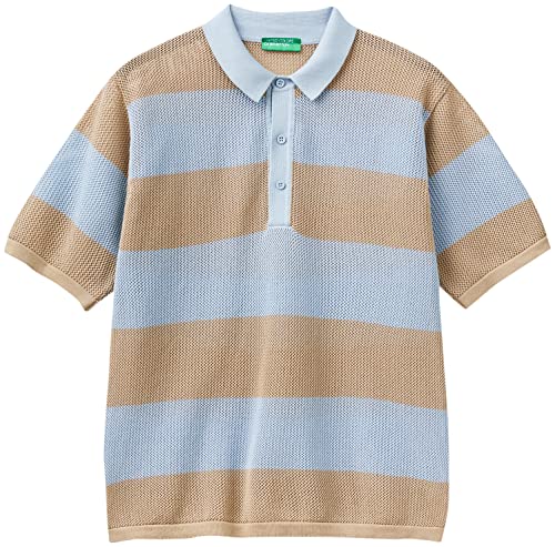 United Colors of Benetton Herren Poloshirt M/M 1094k300l Pullover, Mehrfarbig, Small von United Colors of Benetton