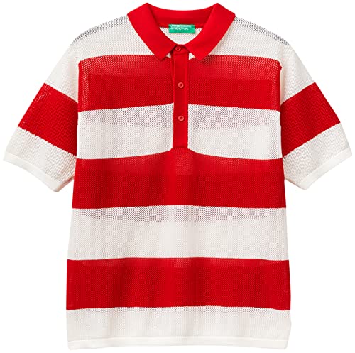 United Colors of Benetton Herren Poloshirt M/M 1094k300l Pullover, Mehrfarbig, Small von United Colors of Benetton