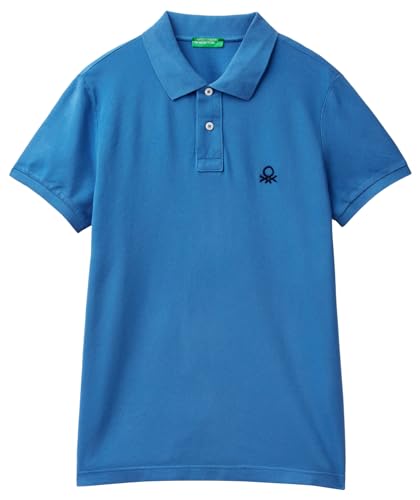 United Colors of Benetton Herren Poloshirt M/M 3089J3178 Polohemd, Bluette 3 m6, Large von United Colors of Benetton