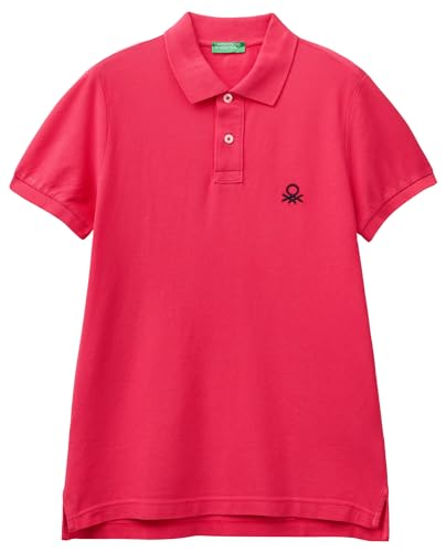 United Colors of Benetton Herren Poloshirt M/M 3089J3178 Polohemd, Rot Magenta 34l, Medium von United Colors of Benetton