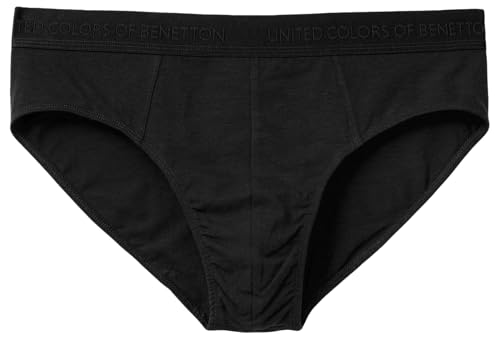 United Colors of Benetton Herren Slip 3XKP2S00F Funktionsunterwäsche, Nero, L von United Colors of Benetton
