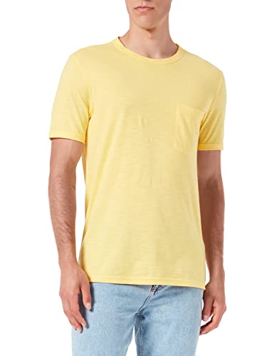 United Colors of Benetton Herren T 3BVXJ1AJ9 Kurzarm Shirt, Giallo 1E8, S von United Colors of Benetton