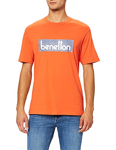 United Colors of Benetton Herren T-Shirt 3096J17H6 Pullover, Arancione 309, X-Small von United Colors of Benetton
