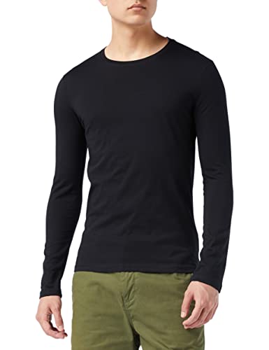 United Colors of Benetton Herren T-Shirt L/s Pullunder, Schwarz (Nero 100), One Size (Herstellergröße: X-Small) von United Colors of Benetton