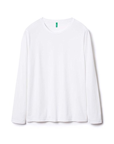 United Colors of Benetton Herren T-Shirt M/l Pullover, Weiß (Bianco 101), XX-Large (Herstellergröße: EL) von United Colors of Benetton