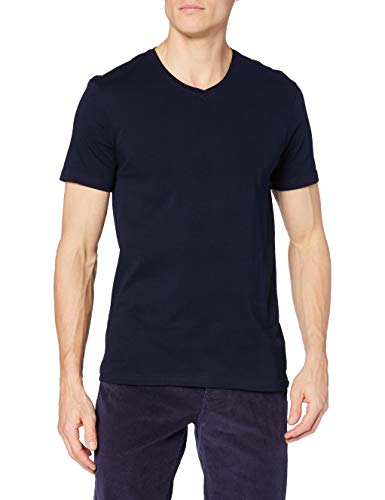 United Colors of Benetton Herren T-Shirt Pullover, Blau (Blu 016), Large von United Colors of Benetton