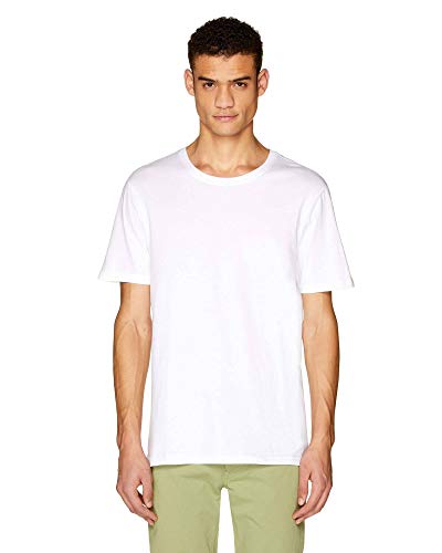 United Colors of Benetton Herren T-Shirt Pullunder, Weiß (Bianco 101), One Size (Herstellergröße: Large) von United Colors of Benetton