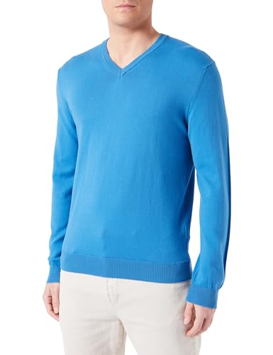 United Colors of Benetton Herren T-Shirt V-Ausschnitt M/L 1098u4486 Pullover, Bluette 3 m6, Medium von United Colors of Benetton