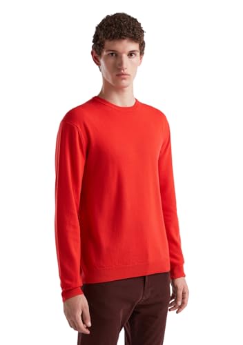 United Colors of Benetton Herren Trikot G/C M/L 1002u1g34 Pullover, Rot 0b6, M, Medium von United Colors of Benetton