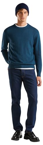 United Colors of Benetton Herren Trikot G/C M/L 1235u1n67 Pullover, blau, Large von United Colors of Benetton