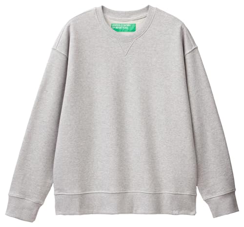 United Colors of Benetton Herren Trikot G/C M/L 3J68U1009 Kapuzenpullover, Grau Meliert Medium 501, L von United Colors of Benetton