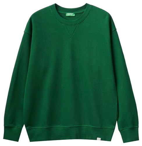 United Colors of Benetton Herren Trikot G/C M/L 3j68u1009 Sweatshirt, Dunkelgrün 2e5, L, L von United Colors of Benetton