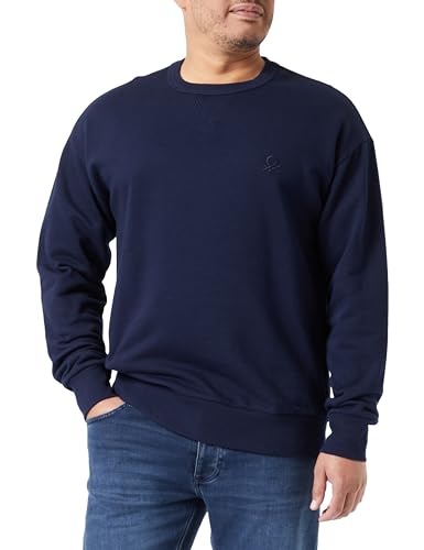 United Colors of Benetton Herren Trikot G/C M/L 3j73u105y Sweatshirt, Dunkelblau 016, Large von United Colors of Benetton