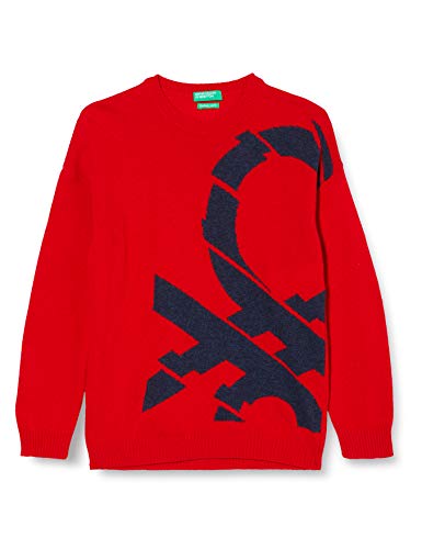 United Colors of Benetton Jungen 1032q1930 Pullover, Rot 901, XXX-Large von United Colors of Benetton