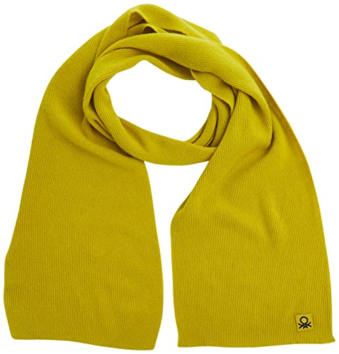 United Colors of Benetton Jungen 1044cu005 Knitted Scarf GESTRICKTER SCHAL, Senfgelb 26b, M EU von United Colors of Benetton