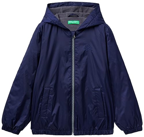 United Colors of Benetton Jungen 2bl5qn001 Jacke, Blu Scuro 252, XL von United Colors of Benetton