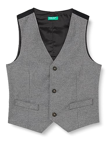 United Colors of Benetton Jungen 2mi7cj006 Herren Weste, Grigio 902, M von United Colors of Benetton