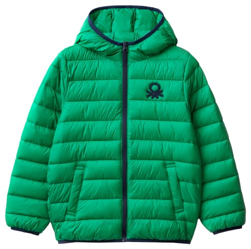 United Colors of Benetton Jungen 2twdcn025 Gepolsterte Jacke für Kinder und Kleinkinder, Benetton Green 108, XXL von United Colors of Benetton