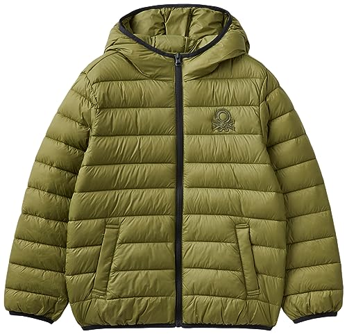 United Colors of Benetton Jungen 2twdcn025 Jacke, Verde Militare 313, M von United Colors of Benetton