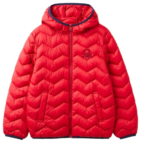 United Colors of Benetton Jungen 2twdcn04v Jacke, rot, 140 cm von United Colors of Benetton