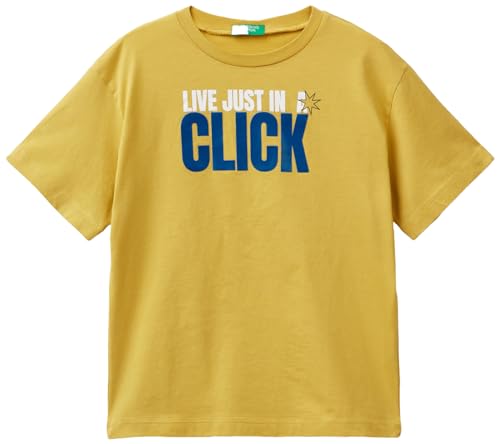 United Colors of Benetton Jungen 3096c10j6 T-Shirt, gelb, 160 cm United Colors of Benetton Jungen 3096c10j6 T-Shirt, gelb, 160 cm von United Colors of Benetton