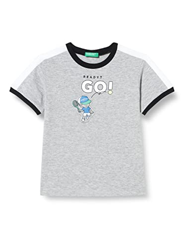 United Colors of Benetton Jungen 3096g108l T-Shirt, Grau Melange Medium 501, 18 Monate von United Colors of Benetton