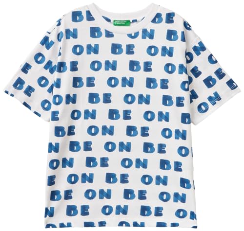 United Colors of Benetton Jungen 380uc10is T-Shirt, Weiß, 170 cm United Colors of Benetton Jungen 380uc10is T-Shirt, Weiß, 170 cm von United Colors of Benetton