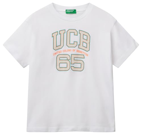 United Colors of Benetton Jungen 3i1xc10oo T-Shirt, Weiß, 170 cm United Colors of Benetton Jungen 3i1xc10oo T-Shirt, Weiß, 170 cm von United Colors of Benetton