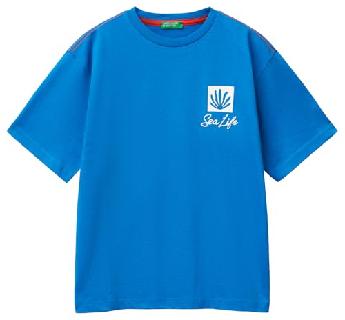 United Colors of Benetton Jungen 3i1xc10p4 T-Shirt, blau, 140 cm United Colors of Benetton Jungen 3i1xc10p4 T-Shirt, blau, 140 cm von United Colors of Benetton