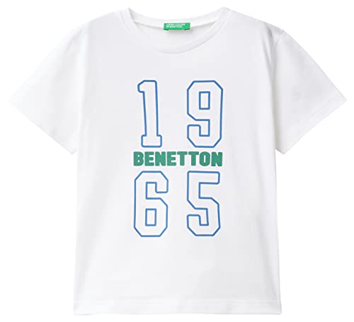 United Colors of Benetton Jungen 3i1xg107j T-Shirt, Optisches Weiß 101, 1 Jahr von United Colors of Benetton