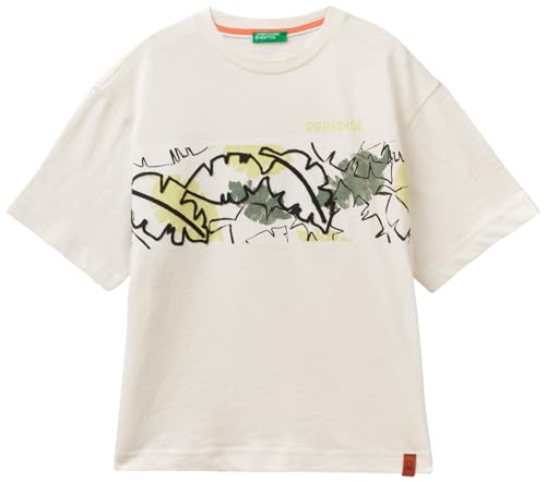 United Colors of Benetton Jungen 3luqc10ix T-Shirt, Weiß, 150 cm United Colors of Benetton Jungen 3luqc10ix T-Shirt, Weiß, 150 cm von United Colors of Benetton