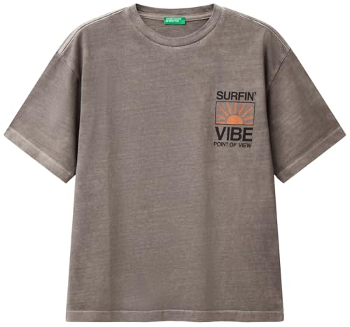 United Colors of Benetton Jungen 3pcmc10n7 T-Shirt, grau, 170 cm United Colors of Benetton Jungen 3pcmc10n7 T-Shirt, grau, 170 cm von United Colors of Benetton