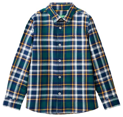 United Colors of Benetton Jungen 5lqhcq039 Hemd, Mehrfarbig, 170 cm von United Colors of Benetton