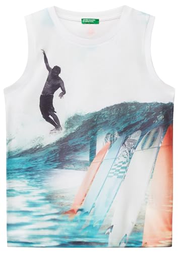 United Colors of Benetton Jungen Canotta 3rd0ch020 Unterhemd, Mehrfarbig, 170 cm von United Colors of Benetton