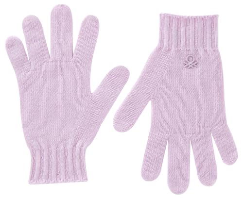 United Colors of Benetton Jungen GUANTI IN Maglia 1244CG00M Handschuhe und Fäustlinge, Viola, M von United Colors of Benetton