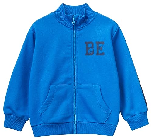 United Colors of Benetton Jungen Giacca M/L 3PANG5029 Sweatshirt, Bluette 36U, von United Colors of Benetton