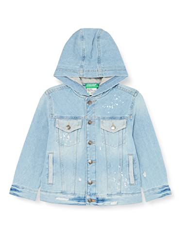 United Colors of Benetton Jungen Giubbino 2UGJCN009 Jacke, Blue Denim 901, XXL von United Colors of Benetton