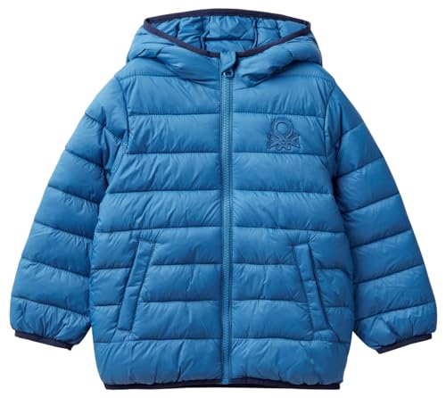 United Colors of Benetton Jungen Giubbotto 2TWDGN016 Anzugjacke, Bluette 3M6, 98 von United Colors of Benetton